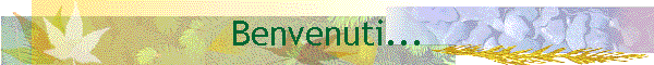 Benvenuti...
