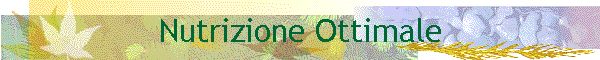 Nutrizione Ottimale